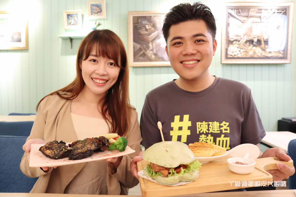 新竹美食推薦喜食廚房！新竹也有好吃又夢幻的彩虹漢堡，天公壇附近新開幕結合藝術的美食餐廳