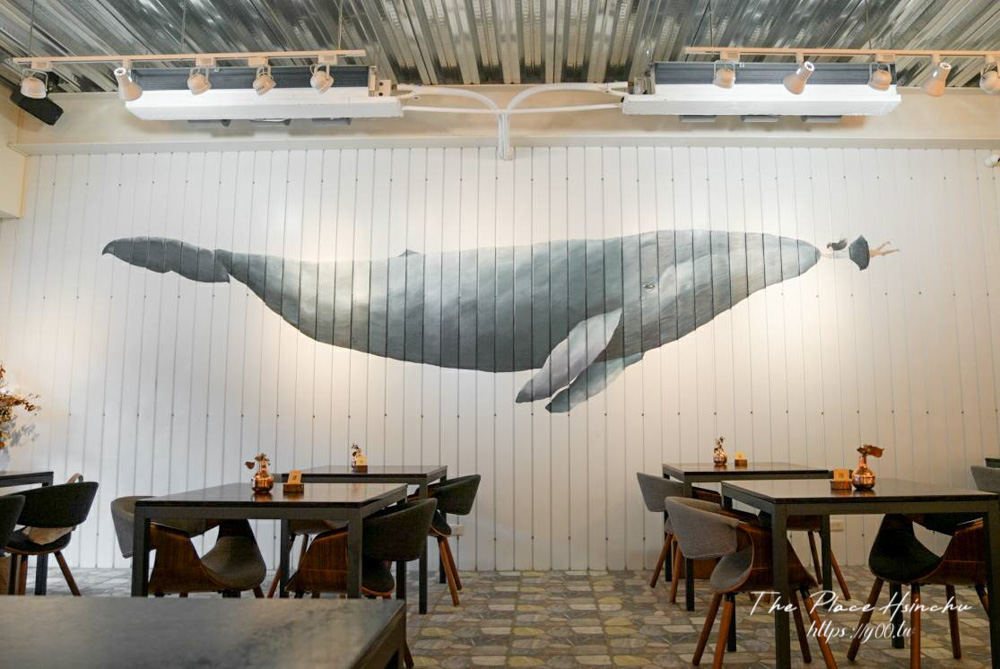 新竹療癒系早午餐美食｜52赫茲珈琲，在這裡我遇見你和世界上最孤獨的鯨魚，新竹下午茶推薦