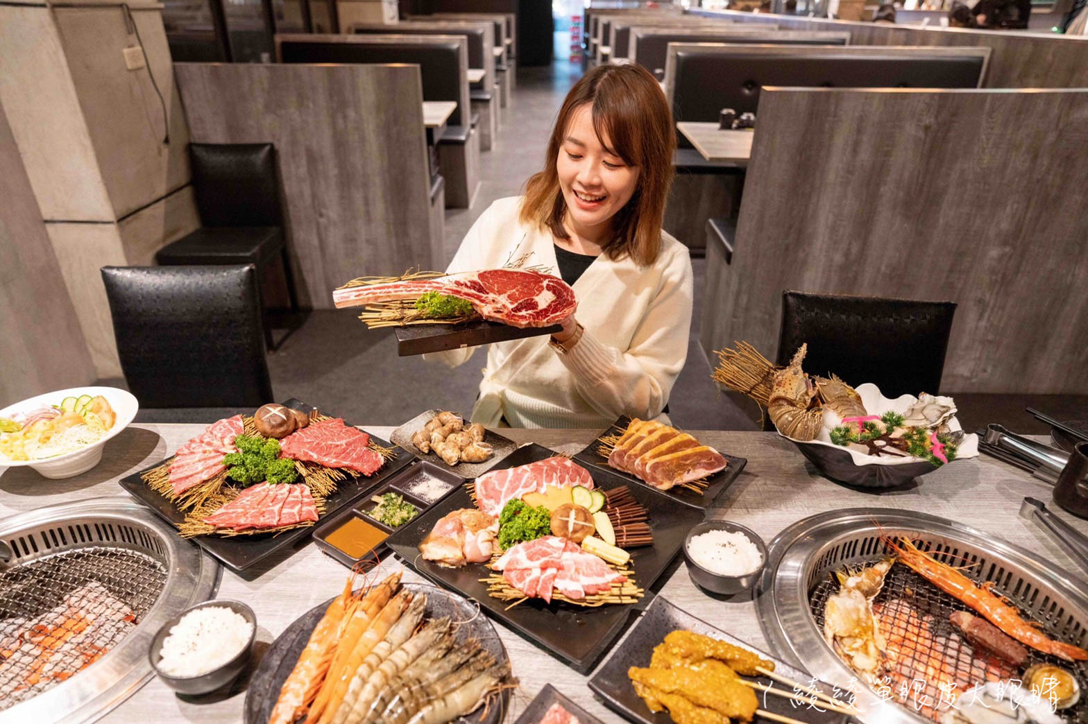 新竹韓式燒肉｜GOGI GOGI韓式燒肉竹北店！比咖啡廳還美的燒烤店！平日午餐399元吃到飽