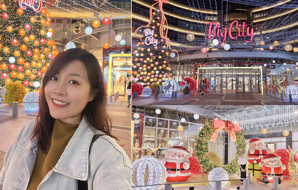 新竹巨城聖誕樹正式點燈！巨城15米高聖誕樹繫上紅色蝴蝶結超吸睛